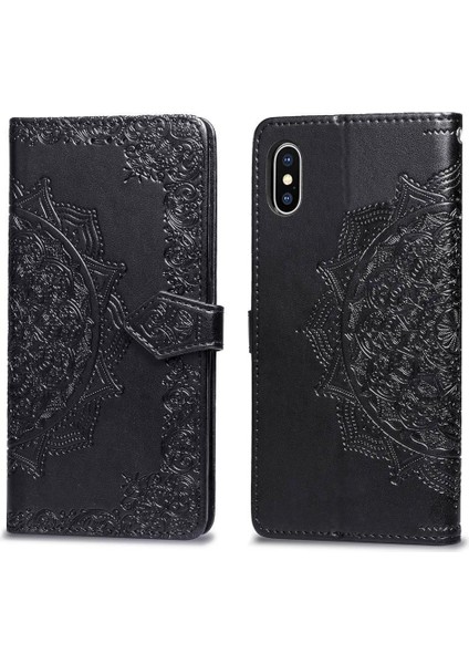 Iphone x Kılıf Zarif Desen Kapak Kapak Basit (Yurt Dışından)