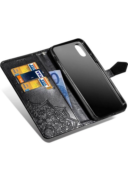 Iphone x Kılıf Zarif Desen Kapak Kapak Basit (Yurt Dışından)