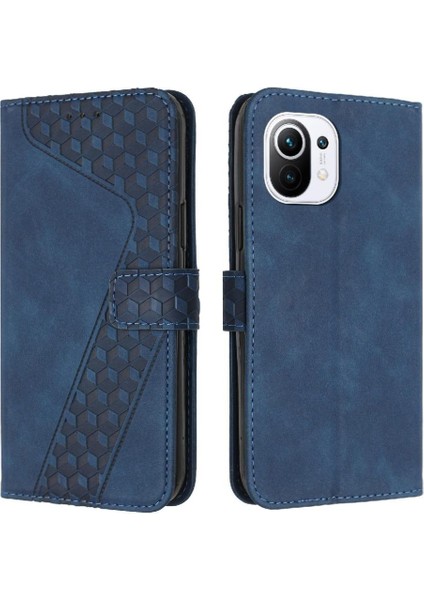 Xiaomi 11 Lite Için Telefon Kılıfı Kart Yuvaları Kapak Kickstand Manyetik Cüzdan (Yurt Dışından)
