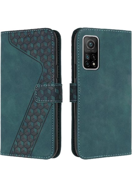 Telefon Kılıfı Için Xiaomi 10T/10T Pro Flip Folio Kickstand Manyetik Cüzdan (Yurt Dışından)