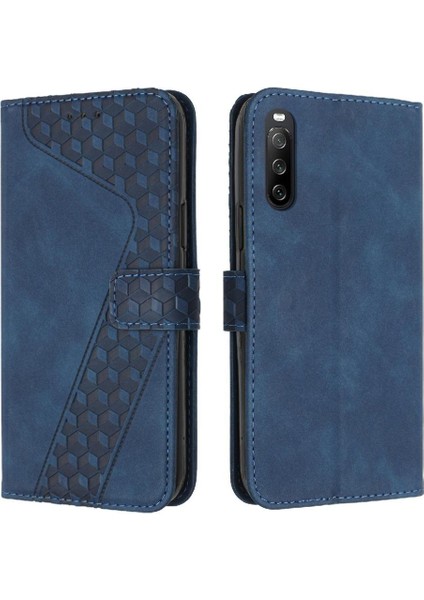 Sony Xperia 10 Iv Için Telefon Kılıfı Cüzdan Flip Folio Kart Yuvaları Kapak (Yurt Dışından)