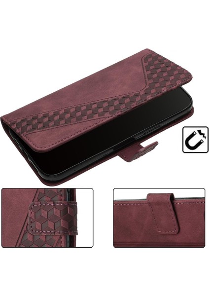 Telefon Kılıfı Için Xiaomi Redmi Not 9 Kickstand Cüzdan Manyetik Çevir Folio (Yurt Dışından)