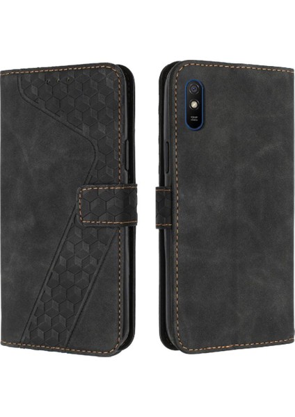 Xiaomi Redmi 9A Kart Yuvaları Için Telefon Kılıfı Kapak Cüzdan Kickstand Çevirin (Yurt Dışından)