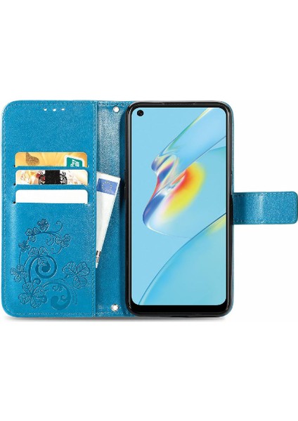 Oppo A54 4g Için Kılıf Kısa Kayış Dört Yapraklı Yonca Deri Kılıf Kapak Çevirin (Yurt Dışından) fiyatları
