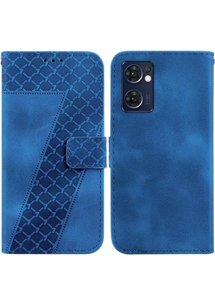 Oppo Bulmak Için Telefon Kılıfı X5 Lite Kabartmalı Desen Kart Yuvası Fonksiyonu Pu (Yurt Dışından)