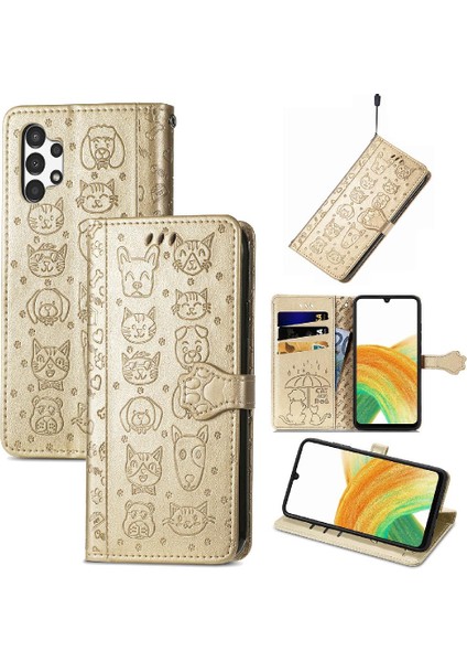 Samsung Galaxy A13 4g Darbeye Karikatür Hayvanlar Için Kılıf Kapak Çevirin (Yurt Dışından) modelleri