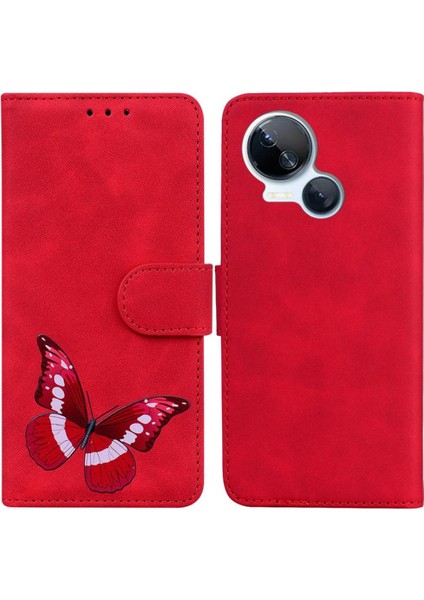 Tecno Spark 10 5g Kart Yuvaları Için Kılıf Renk Baskılı Flip Folio Kapak (Yurt Dışından)