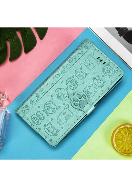 Samsung Galaxy A12 Için Kılıf Kısa Kayış Kapak Kapak Karikatür Hayvanlar Kılıf (Yurt Dışından) indirimleri