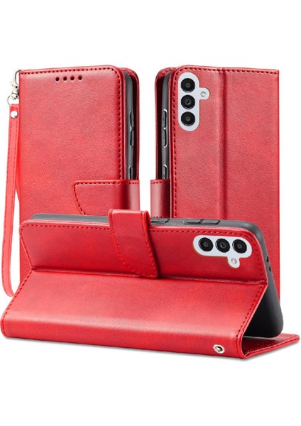 Samsung Galaxy A14 Için Kılıf 4g/5g Tam Koruma Manyetik Karbon Fiber (Yurt Dışından)