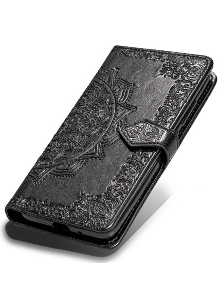 Iphone Xr Flip Kapak Zarif Desen Deri Kılıf Darbeye (Yurt Dışından)