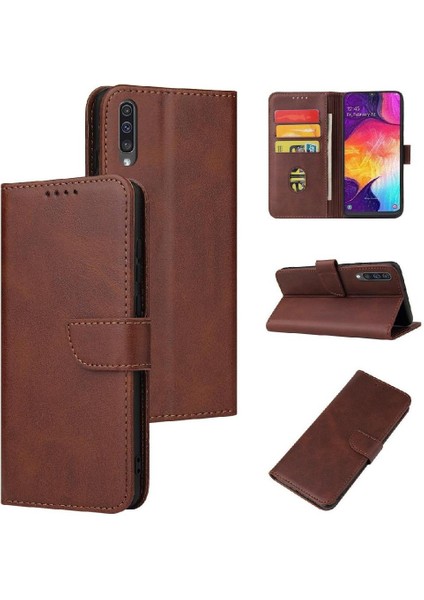 Samsung Galaxy A50/A50S/A30S Için Kılıf Kart Tutucu Kickstand Tam Kart ile (Yurt Dışından)