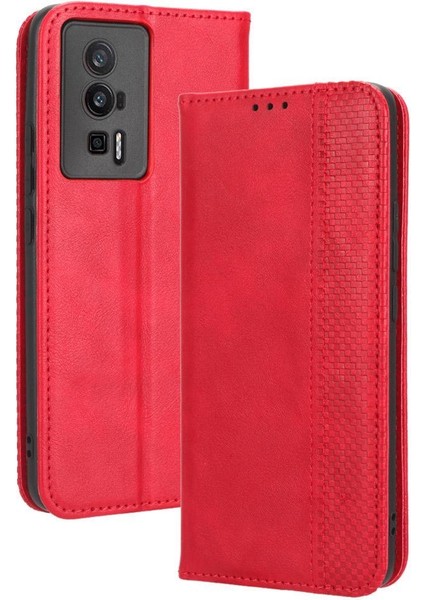 Xiaomi Poco F5 Pro Pu Deri Cüzdan Manyetik Kapatma Için Kılıf (Yurt Dışından)