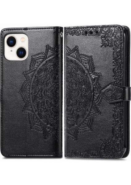 Iphone 15 Için Kılıf Artı Basit Iş Darbeye Zarif Desen Flip (Yurt Dışından)