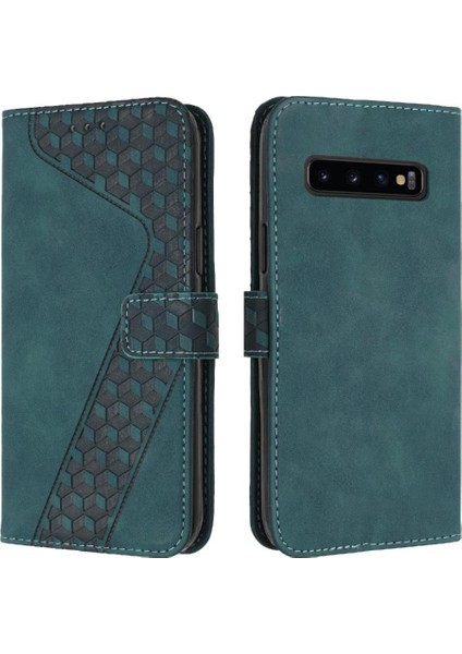 Samsung Galaxy S10 Cüzdan Kart Yuvaları Kapak Için Telefon Kılıfı Manyetik Kapak (Yurt Dışından)