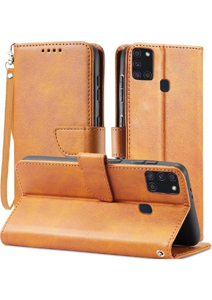 Samsung Galaxy A21S Kart Ekleme Için Kılıf Kart Çevirme ile Tam Koruma (Yurt Dışından)