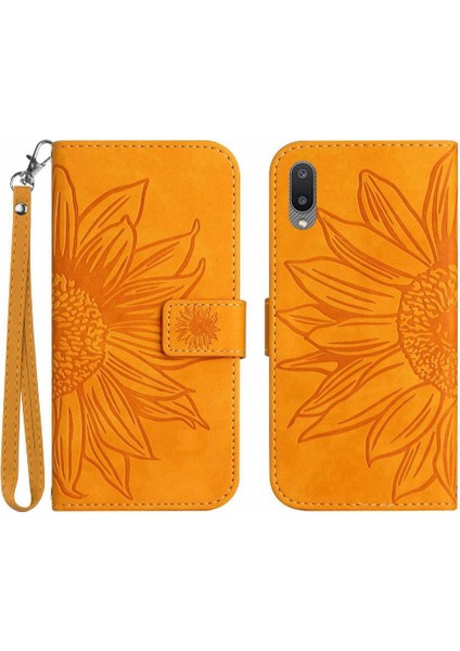 Samsung Galaxy A02 Flip Cüzdan Telefon Kılıfı Için Kart Yuvaları Tutucu ile (Yurt Dışından)