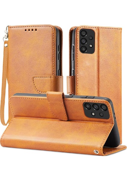 Samsung Galaxy A33 5g Deri Kart Sahibinin ile Folio Flip Case (Yurt Dışından)