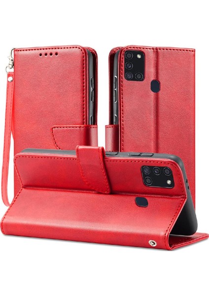 Samsung Galaxy A21S Kart Ekleme Için Kılıf Kart Çevirme ile Tam Koruma (Yurt Dışından)