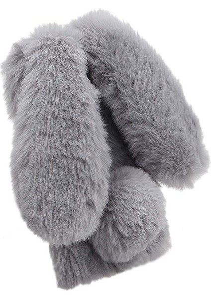 Nokia C1 2nd Edition Güzel Plushrabbit Tavşan Furprotection Için Kılıf (Yurt Dışından)