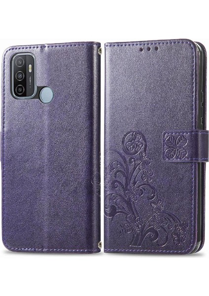 Oppo A53 2020 Kılıf Için Kılıf Kısa Kayış Zarif Iş Çevirme (Yurt Dışından)