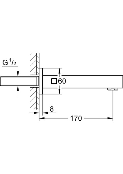 Eurocube Çıkış Ucu - 13303AL0 fırsatları