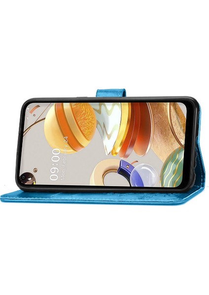Lg K61 Flip Kapak Için Kılıf Zarif Iş Deri Kılıf Kısa Kayış (Yurt Dışından) modelleri