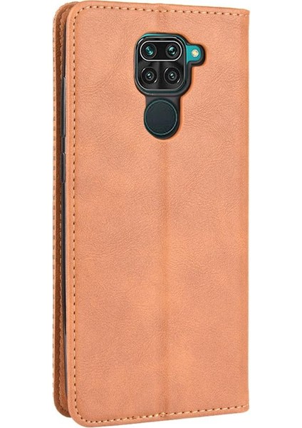 Xiaomi Redmi Not 9 Için Kılıf Pu Deri Cüzdan Manyetik Kapatma (Yurt Dışından)