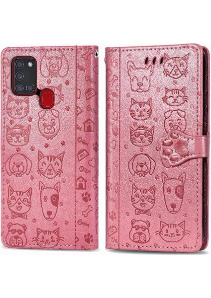 Samsung Galaxy A21S Darbeye Kapak Kapak Kılıf Karikatür (Yurt Dışından)