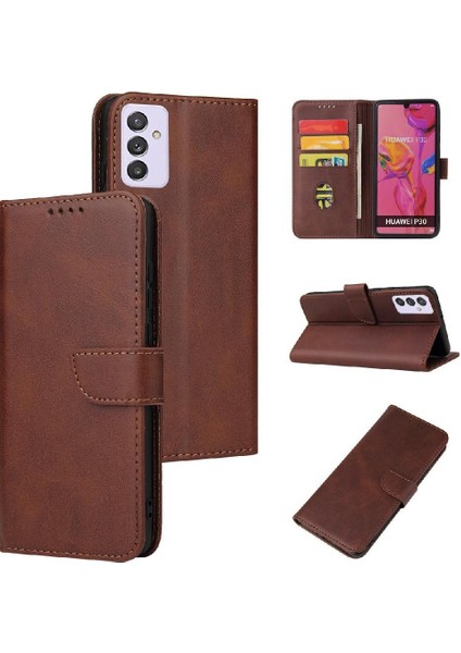 Samsung Galaxy A82 5g Kart Ekleme Manyetik Karbon Fiber ile Kılıf (Yurt Dışından)