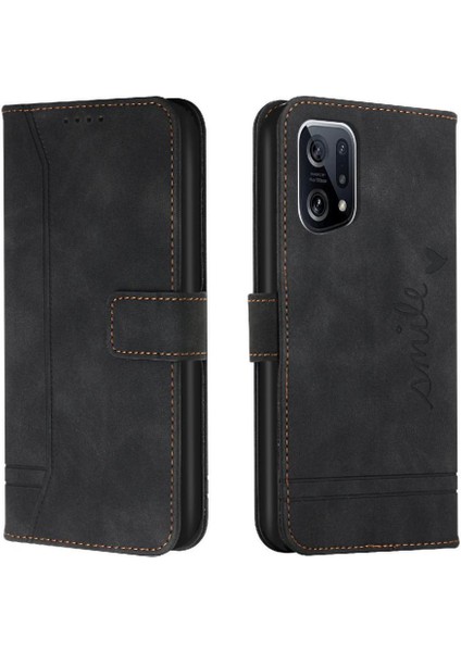 Oppo Bulmak Için Telefon Kılıfı X5 Pro Flip Folio Cüzdan Manyetik Kapatma El Pu (Yurt Dışından)