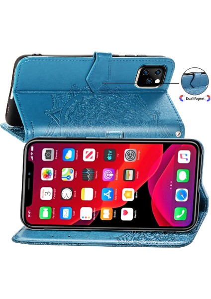 Iphone 11 Için Kılıf Promax Basit Iş Kapak Kapak Darbeye Deri (Yurt Dışından)