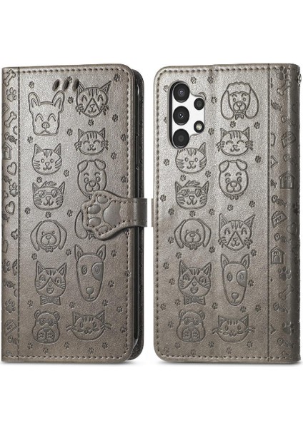 Samsung Galaxy A13 4g Darbeye Karikatür Hayvanlar Için Kılıf Kapak Çevirin (Yurt Dışından)