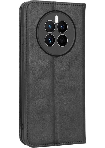 Huawei Mate 50 Için Kılıf Manyetik Kapatma Cüzdan Pu Deri (Yurt Dışından)