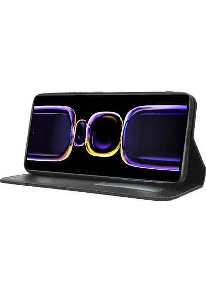 Xiaomi Poco F5 Pro Pu Deri Cüzdan Manyetik Kapatma Için Kılıf (Yurt Dışından)