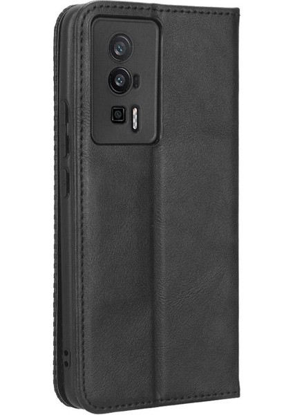 Xiaomi Poco F5 Pro Pu Deri Cüzdan Manyetik Kapatma Için Kılıf (Yurt Dışından)