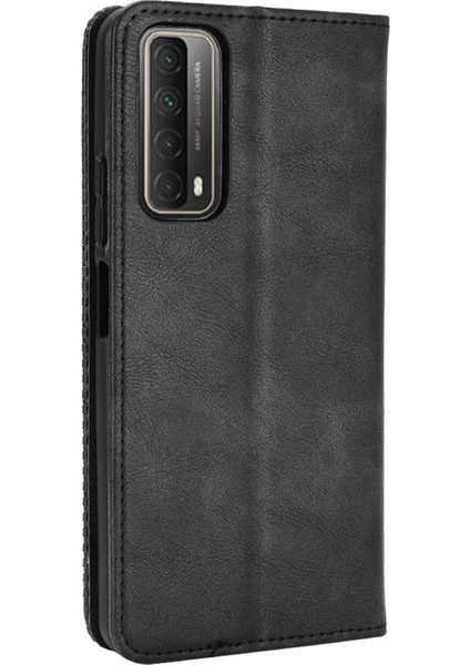 Huawei P Akıllı 2021 Pu Deri Manyetik Kapatma Cüzdan (Yurt Dışından)