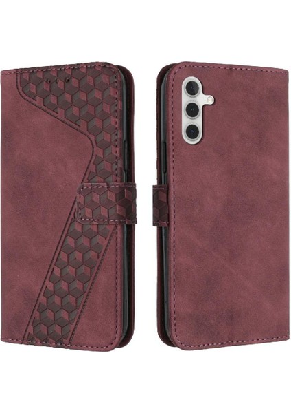 Samsung Galaxy A35 Manyetik Kickstand Flip Folio Kart Yuvaları Için Telefon Kılıfı (Yurt Dışından)