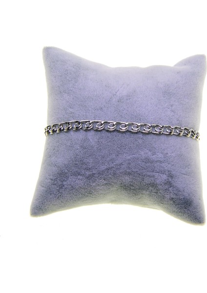 Gümüş Renk Eski Tilki Model Unisex Bileklik - 2697