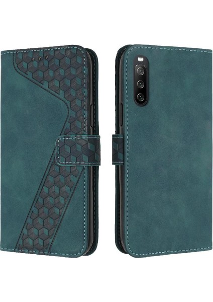 Sony Xperia 10 Iv Için Telefon Kılıfı Cüzdan Flip Folio Kart Yuvaları Kapak (Yurt Dışından)