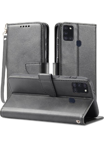 Samsung Galaxy A21S Kart Ekleme Için Kılıf Kart Çevirme ile Tam Koruma (Yurt Dışından)