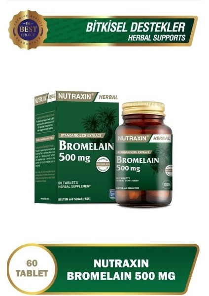 Bromelain 500 mg 60 Tablet