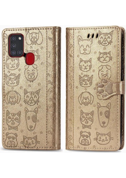 Samsung Galaxy A21S Darbeye Kapak Kapak Kılıf Karikatür (Yurt Dışından)