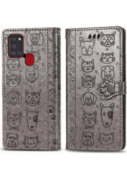 Samsung Galaxy A21S Darbeye Kapak Kapak Kılıf Karikatür (Yurt Dışından)