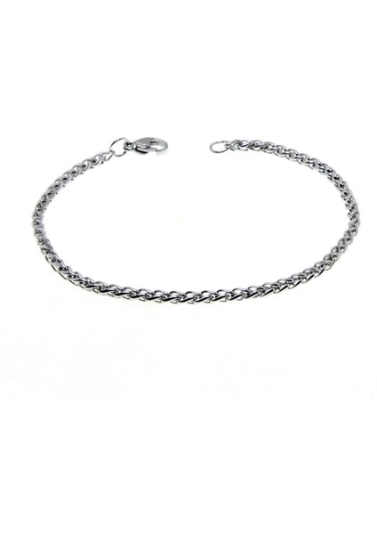 Gümüş Renk Chavin Angelus Lufigo Unisex Erkek Çelik Zincir Çelik Bileklik - 2803 modelleri