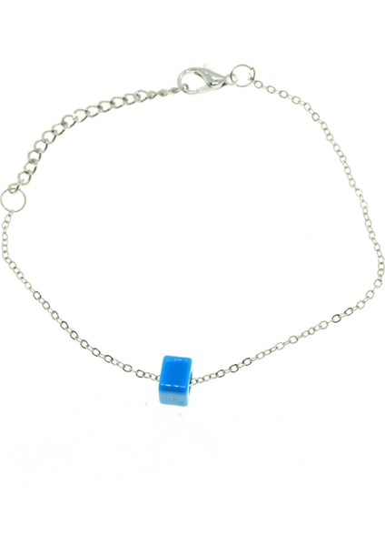 Gümüş Renk Sf Zincir Bodrum Boncuk Bijuteri Bileklik - 2874 fiyatları