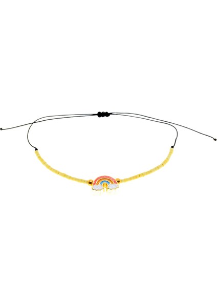Altın Renk Mineli Gökkuşağı Model Miyuki Bileklik - 2932 fiyatları