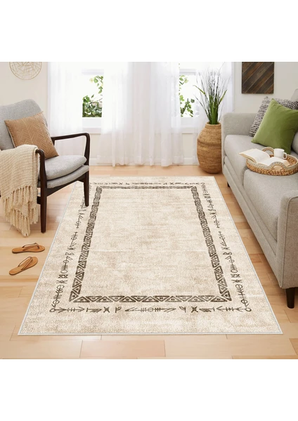 Homefesto Halı Kilim Dekoratif Özel Tasarım Yıkanabilir,İnce, Kaymaz Tabanlı, Modern Halı