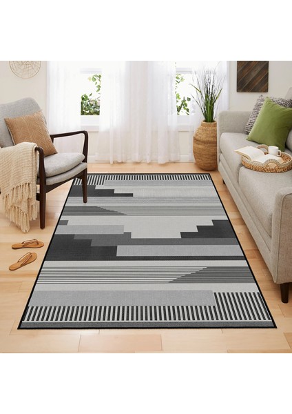 Homefesto Halı Kilim Dekoratif Özel Tasarım Yıkanabilir,İnce, Kaymaz Tabanlı, Modern Halı