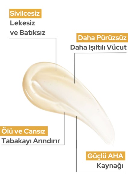 Arbutin Aha Bha Pürüzsüzleştirici Aydınlatıcı Ton Eşitleyici Vücut Onarıcı Krem 150 Ml