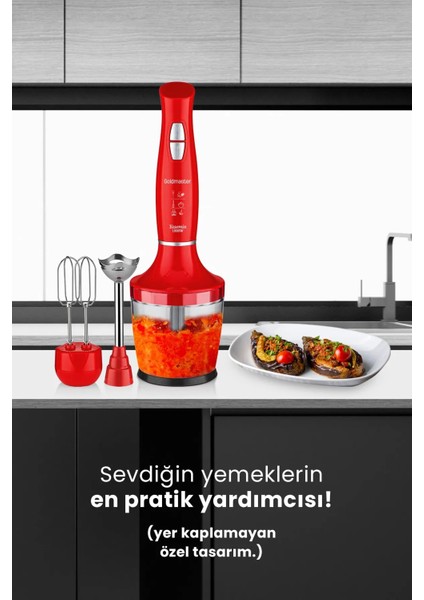 Gm-7240K 1000 Watt Yasemin Blender Seti